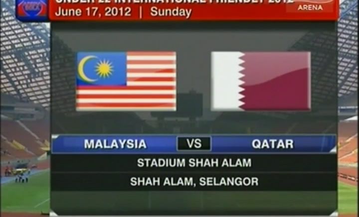 Perlawanan Under 22 Friendly Match Malaysia vs Qatar (2012) SDTV