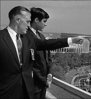 George Romney photo: George and Mitt Romney Worlds Fair (New York City - Queens May 1964) GeorgeMittRomenyWorldsFairMay1964.jpg