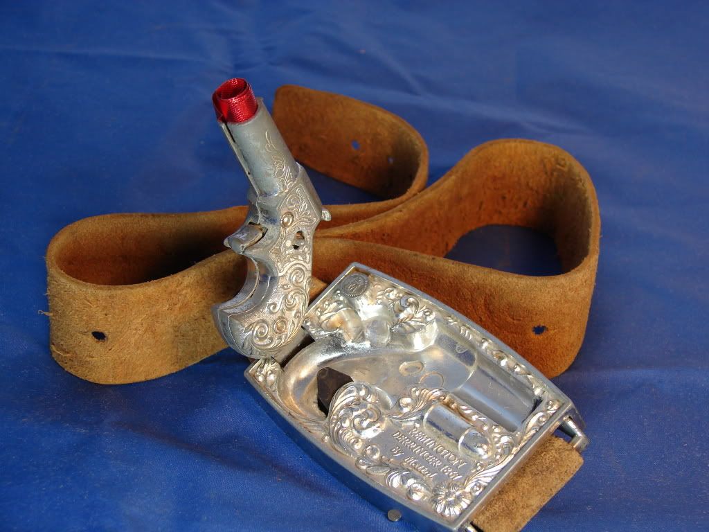 REMINGTON DERRINGER Mattel Toy Gun Buckle & Belt eBay