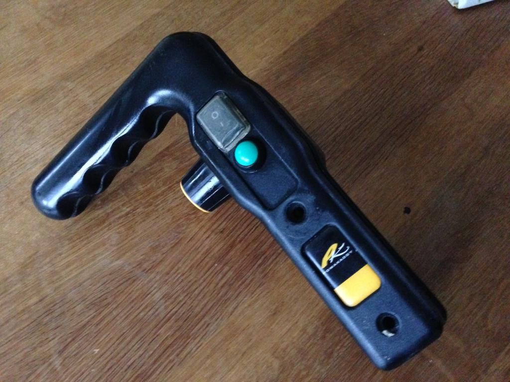 POWAKADDY FREEWAY TITANIUM SPORT HANDLE COMPLETE (I LOOSE WIRE) VGC eBay