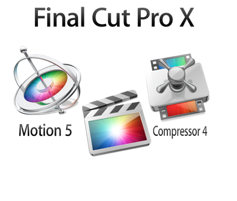 Final Cut X + Motion 5 + Compressor [Full]