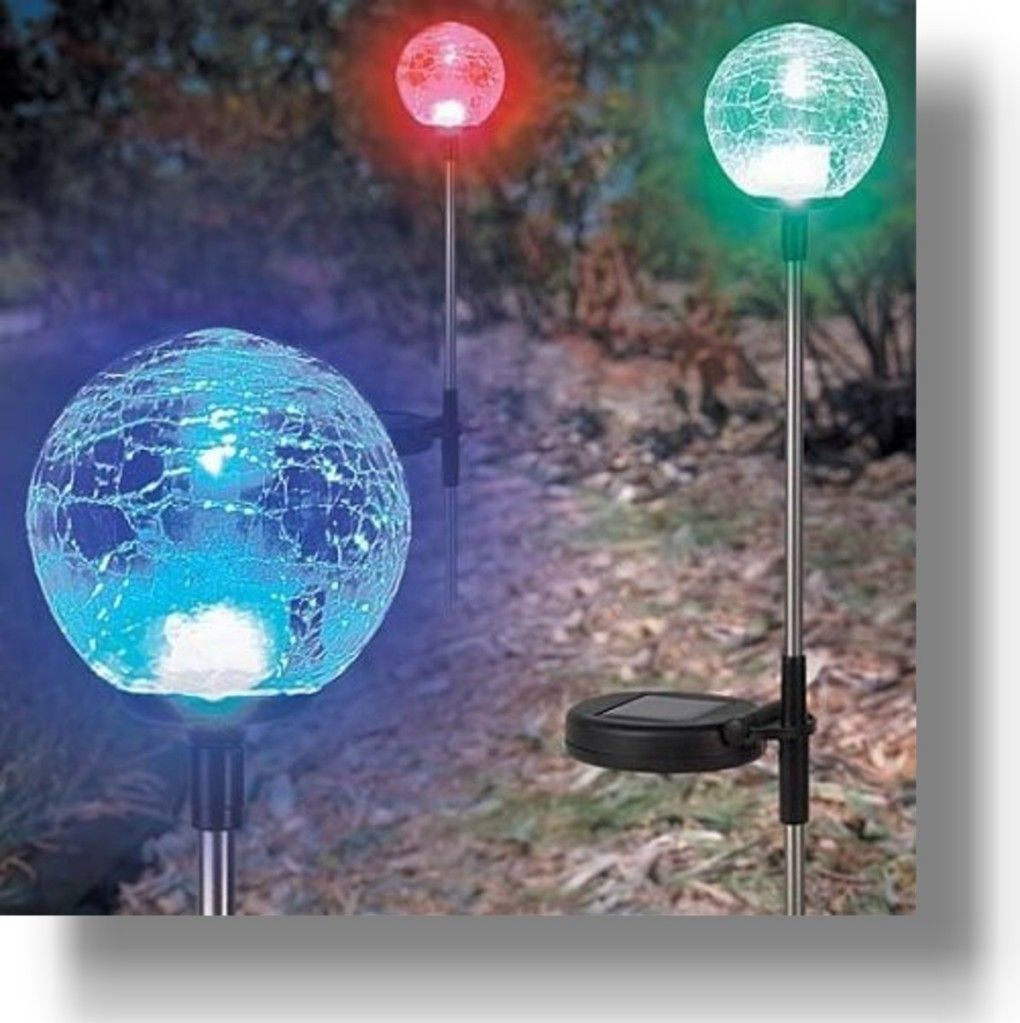 Solar Crackle Cup Golf ball Lights