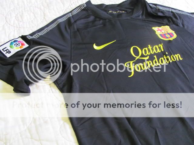 NEW BARCELONA AWAY SOCCER JERSEY 10 MESSI 11/12 S M L XL   USA SELLER 