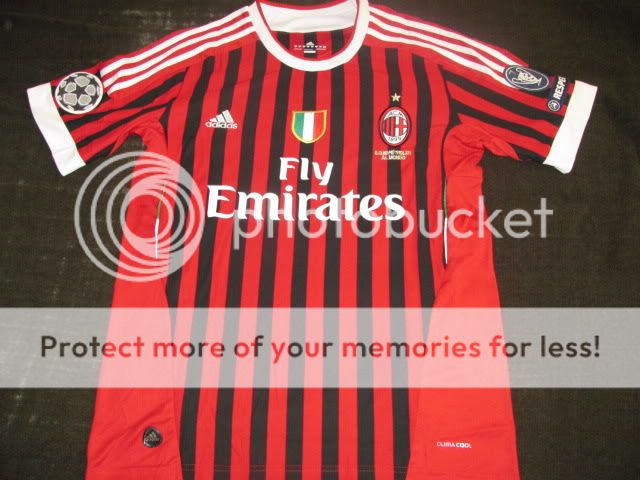 AC MILAN SOCCER JERSEY 11 IBRAHIMOVIC S M L XL  