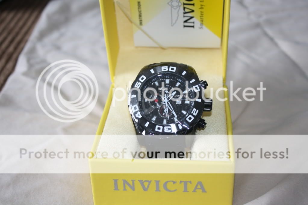 Invicta 1133 Mens Corduba Calender Large Triple Black Watch BRAND NEW 