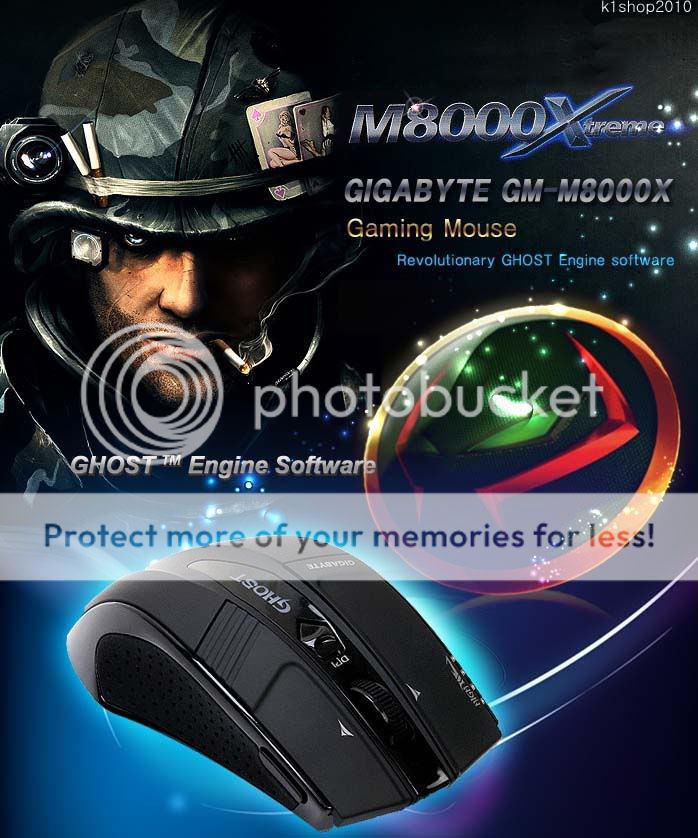 GIGABYTE GM M8000X Gaming Laser Mouse *SEALED* 6000dpi  